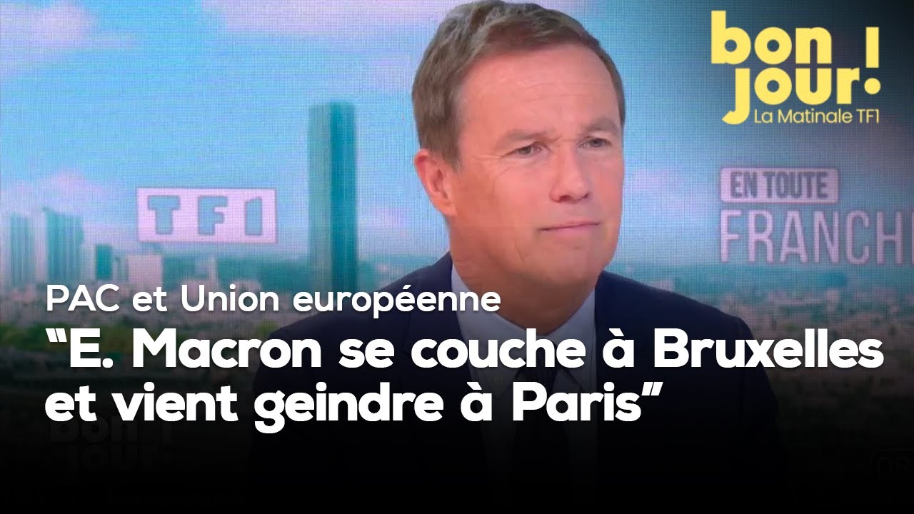 Macron trahit la France en servant les intérêts de Bruxelles